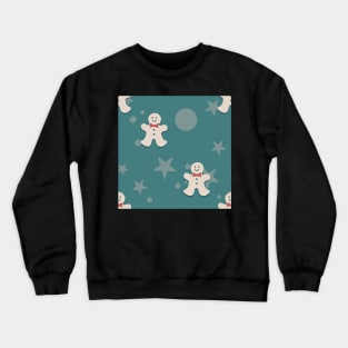 Tasty Gingerbread Men - Green Crewneck Sweatshirt